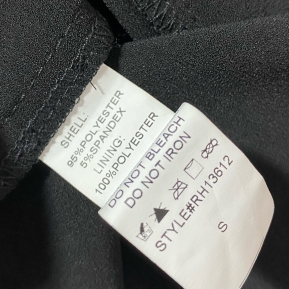 DO+BE black wide leg strapless jumpsuit Size Small - Picture 10 of 13